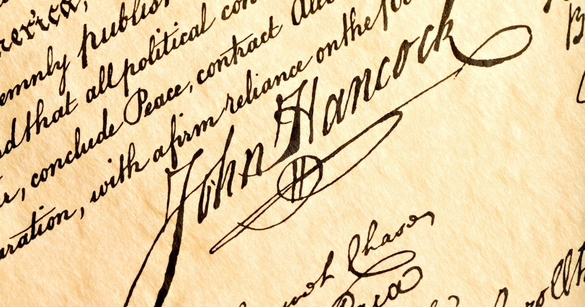 Why Is John Hancock Signature So Famous? | whysofamous.com